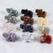Hand Carved Gemstone Elephant Figurine – Natural Stone Amethyst Mini Animal Statue for Crystal Craft, Chakra Meditation