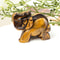 Hand Carved Gemstone Elephant Figurine – Natural Stone Amethyst Mini Animal Statue for Crystal Craft, Chakra Meditation