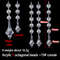 10pcs Acrylic Crystal Beads Pendant Garland, Elegant Wedding & Party Decor, Chandelier Hanging DIY Decor for Tables