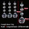 10pcs Acrylic Crystal Beads Pendant Garland, Elegant Wedding & Party Decor, Chandelier Hanging DIY Decor for Tables