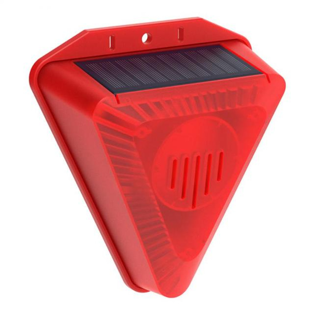 Solar Alarm Lamp Siren Wireless Motion Sensor Outdoor Waterproof 129dB Alarm Light Drive Away Wolf  7