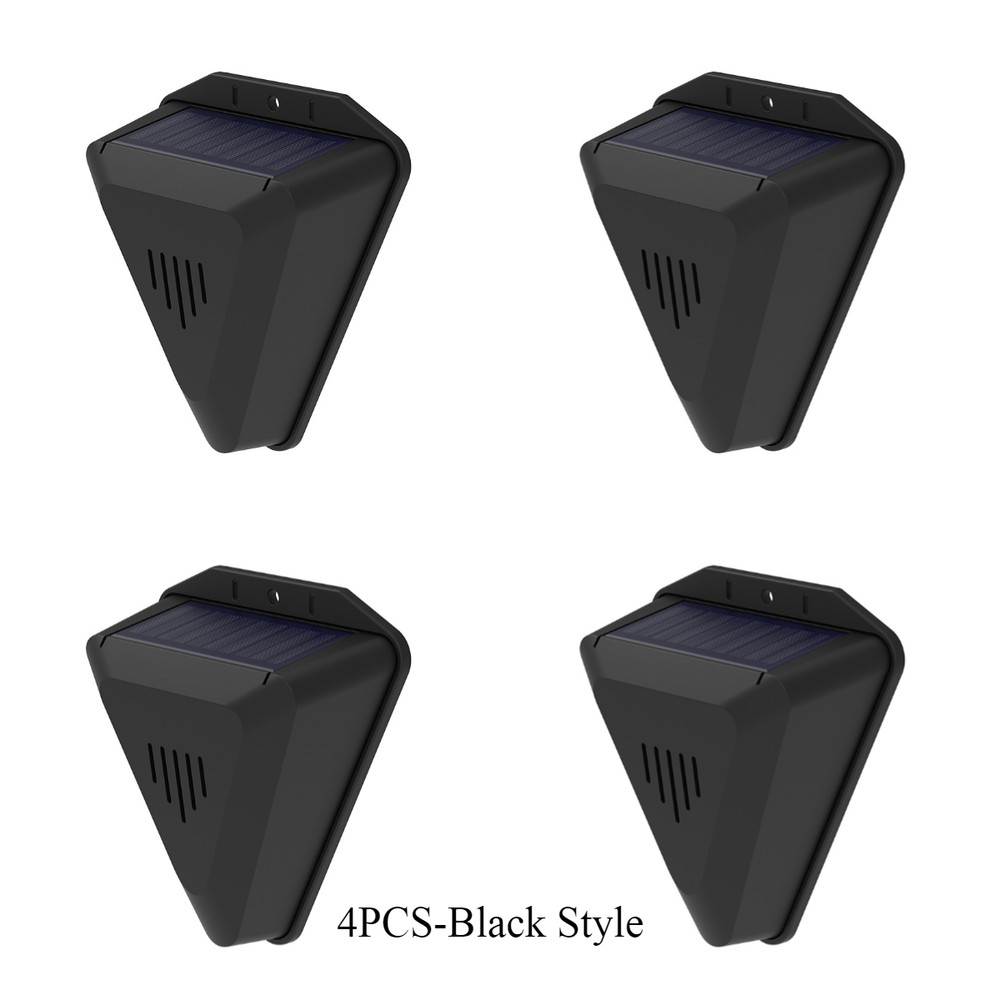 Solar Alarm Lamp Siren Wireless Motion Sensor Outdoor Waterproof 129dB Alarm Light Drive Away Wolf  10
