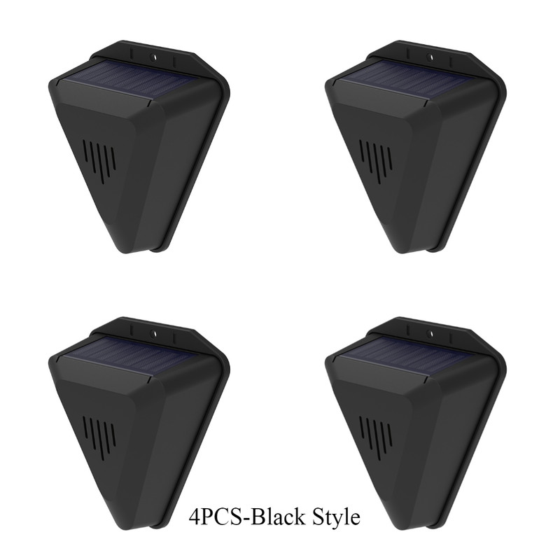 Solar Alarm Lamp Siren Wireless Motion Sensor Outdoor Waterproof 129dB Alarm Light Drive Away Wolf  10