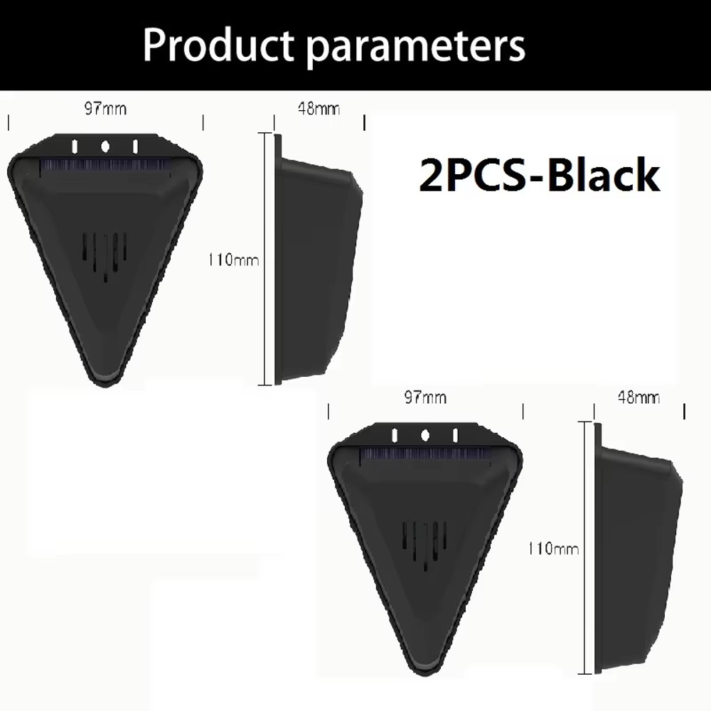 Solar Alarm Lamp Siren Wireless Motion Sensor Outdoor Waterproof 129dB Alarm Light Drive Away Wolf  8