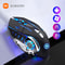 Wireless Xiaomi Bluetooth Gaming Mouse 2.4G Ergonomic Rechargeable, Silent Office Mouse, RGB Backlight for E Sports