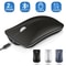 Ultra Thin Aluminum Gaming Wireless Mouse, Bluetooth, Three Mode Mute Mouse, Silent Rechargeable Laptop Mouse
