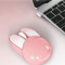 MOFII Wireless Silent Mouse with Cute Rabbit Design, 2.4 GHz USB Receiver Optical Mouse for Notebook, Laptop, PC