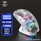 Transparent Gaming Mouse 3Mode Wireless Bluetooth Light Sound Mouse With Charging Base For Laptop P 4