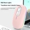 Rechargeable Wireless Mouse Female Silent Luminescence Bluetooth 2.4G Dual Mode, for Huawei, Apple, Xiaomi, PC