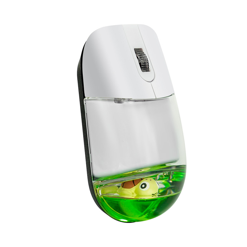 Creative Ocean Doll Wireless Mouse, New Cute Floating Aquarium Animal, 2.4G Bluetooth Mice for Laptop and PC