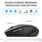 Wireless Mouse Silent Mouse Optical Mobile Office Mouse, Adjustable DPI, for Laptop Notebook MacBook PC