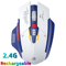 Inphic F9 Wireless Mouse Mecha Edition, Type-C Silent Rechargeable Mouse, LED Light for Computer, Office, Gaming