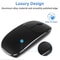 Silent Wireless Mouse with USB Receiver, Rechargeable Metal Optical Mouse, Noiseless Click Laptop PC Mouse