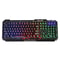 RGB Backlit Shipadoo 104-Key Mechanical Wired Gaming Keyboard and Mouse Set, Waterproof Black Crackle Finish