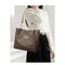 Stylish women commuter tote bags, large retro print shoulder bag, fashion handbag with big capacity for work or travel