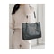 Stylish women commuter tote bags, large retro print shoulder bag, fashion handbag with big capacity for work or travel