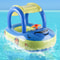 Car Shaped Toddler Pool Floats,Swim Floaties for Kids,Baby Swimming Ring & Beach Toy,Durable &Chemical Free Water Safety