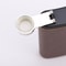 Portable Hip Flask with Brown Leather Cover Stainless Steel Flask for Alcohol & Whiskey Ideal Man Gift