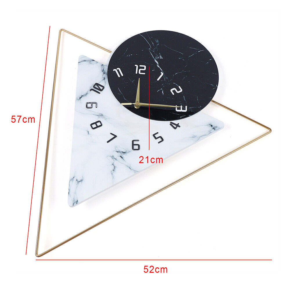 Silent Large Wall Clock Oversized for Living Room, Modern Decorative Big Office Clock for Home Wall Decoration