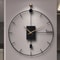 Large Wall Clock Stylish Luxury Design for Living Room, Modern Vintage Pendulum Swing Clock, Brief Home Decoration