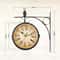 Double-Sided Antique Wall Clock European Style, Classic Wall Hanging Clock for Outdoor Living Room Decoration