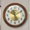 Modern Solid Wood Wall Clock For Living Room Large Silent Watch Decor Creative Home Accessories 1
