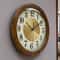 Modern Solid Wood Wall Clock For Living Room Large Silent Watch Decor Creative Home Accessories 4