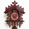 Handcrafted Vintage Cuckoo Clock Tree House Swing, MDF Wooden Wall Clock with Roman Numbers, Home Office Decor