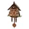 Retro Wooden Cuckoo Wall Clock with Pendulum, Vintage Hanging Clock for Bedroom, Office, Living Room Wall Decoration
