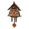 Retro Wooden Cuckoo Wall Clock with Pendulum, Vintage Hanging Clock for Bedroom, Office, Living Room Wall Decoration
