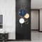 Silent Non-Ticking Wall Clock, Big Wall Clocks for Living Room Decor, Gold Indoor Metal Decorative Clock Battery Operate