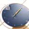 Silent Non-Ticking Wall Clock, Big Wall Clocks for Living Room Decor, Gold Indoor Metal Decorative Clock Battery Operate