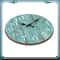 Battery Operated Wall Clock Teal Green, Silent Non-Ticking Turquoise Decorative Clock for Office, Patio, Indoor Outdoor