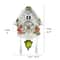 Nordic Cuckoo Clock Wall Clock Bird House with Day Time Hourly Alarm, Pendulum Clock for Living Room, Kids Room