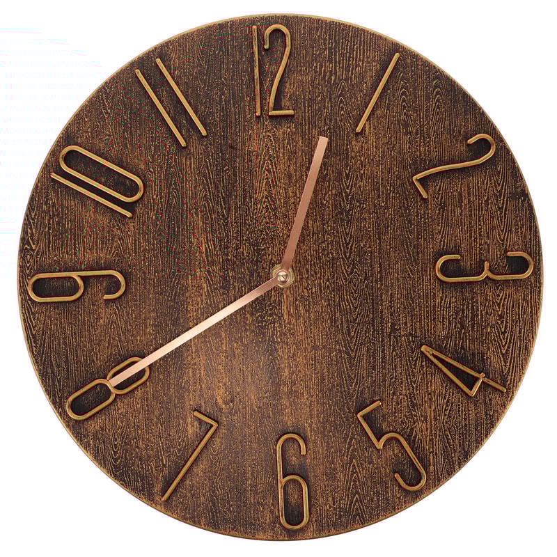 Modern Wall Clock Decor Living Clocks for Walls, Boho Clock for Office Kitchen Room, Waterproof Outdoor Design