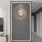 Luxury Retro Metal Gold Wall Clock for Large Rooms, Fashion Battery Operated, Silent Round Horloge Home Wall Decor