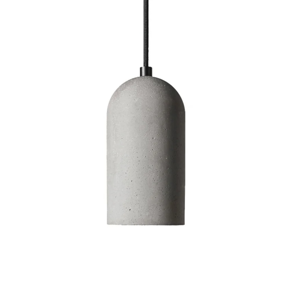 Concrete Pendant Light For Kitchen Cement Loft Hanging Lamp Retro Ceiling Chandelier For Restaurant 2