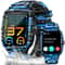 Smart Watch Waterproof Men Fitness Tracker, Bluetooth Call, Heart Rate, Original Camouflage Design