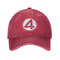 Vintage Fantastic Four 4 Symbol Baseball Cap, Unisex Distressed Denim Washed, Outdoor Adjustable Summer Headwear Hat Cap