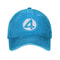 Vintage Fantastic Four 4 Symbol Baseball Cap, Unisex Distressed Denim Washed, Outdoor Adjustable Summer Headwear Hat Cap