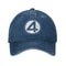 Vintage Fantastic Four 4 Symbol Baseball Cap, Unisex Distressed Denim Washed, Outdoor Adjustable Summer Headwear Hat Cap