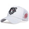 Mens Summer Tiger Head Hat Breathable Big Head Purse Seine Hat, High Top Embroidered Baseball Cap, Sun Protection Shade