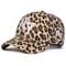 Adjustable Unisex Leopard Print Baseball Cap with Letter Embroidery, Casual Trucker Hat for Spring Autumn Outdoor Wear