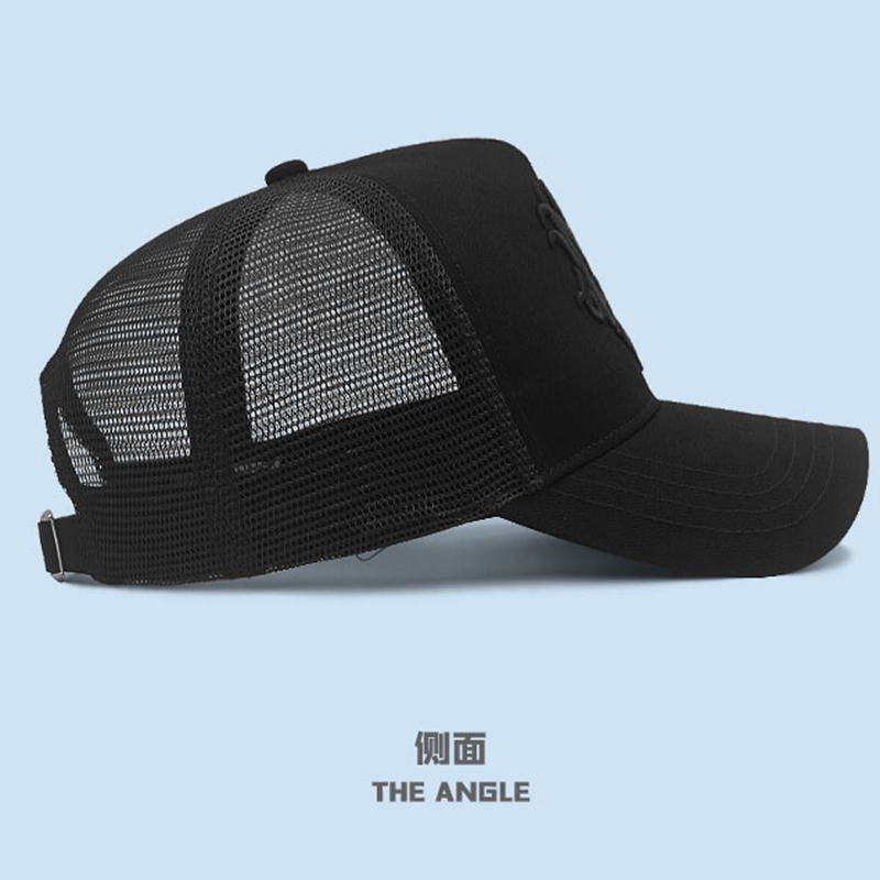 High and Large Snapback Hat for Big Head Men, Mesh Trucker Cap Women Summer Sun Caps Oversize Adjustable Baseball Hats