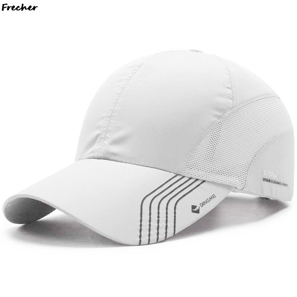 Unisex Quick Dry Fabric Baseball Cap Blank Pattern Snapback Visors Hat Adjustable Buckle Sports Cap 3