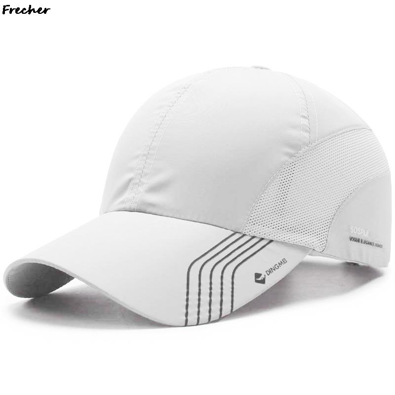 Unisex Quick Dry Fabric Baseball Cap Blank Pattern Snapback Visors Hat Adjustable Buckle Sports Cap 3