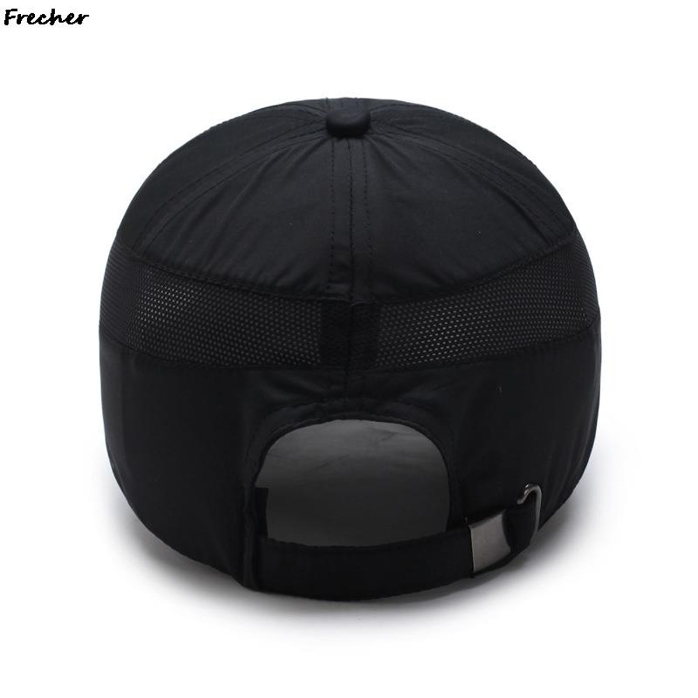 Unisex Quick Dry Fabric Baseball Cap Blank Pattern Snapback Visors Hat Adjustable Buckle Sports Cap 4