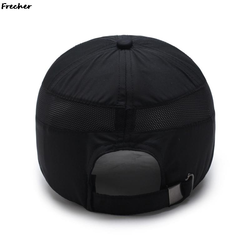 Unisex Quick Dry Fabric Baseball Cap Blank Pattern Snapback Visors Hat Adjustable Buckle Sports Cap 4