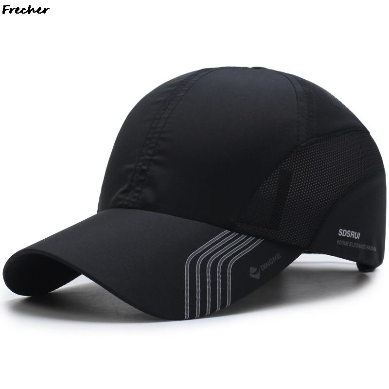 Unisex Quick Dry Fabric Baseball Cap Blank Pattern Snapback Visors Hat Adjustable Buckle Sports Cap 8