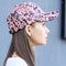 Kpop Men Women Baseball Hats Graffiti Letter Vegan Leather Cotton Breathable HipHop Caps Street Fashion Solar Sport